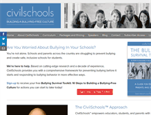 Tablet Screenshot of civilschools.com